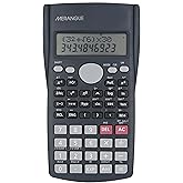 Merangue Scientific Calculator, 10-Digit Engineering and Financial Calculator with 2-Line Display, Easy-to-Use Calculator wit