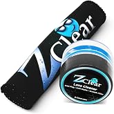 Z Clear Eyeglass Cleaner Paste &mdash; Streak-Free, 300+ Uses, Alcohol-Free | Fog-free 1-3 days | Safe for AR, blue-light &amp; polarized lenses | Microfiber cloth included | Family-owned, made in USA