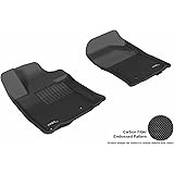 3D MAXpider Custom Fit Kagu Floor Mat (Black) for 2010-2013 Lexus GX460-1ST Row