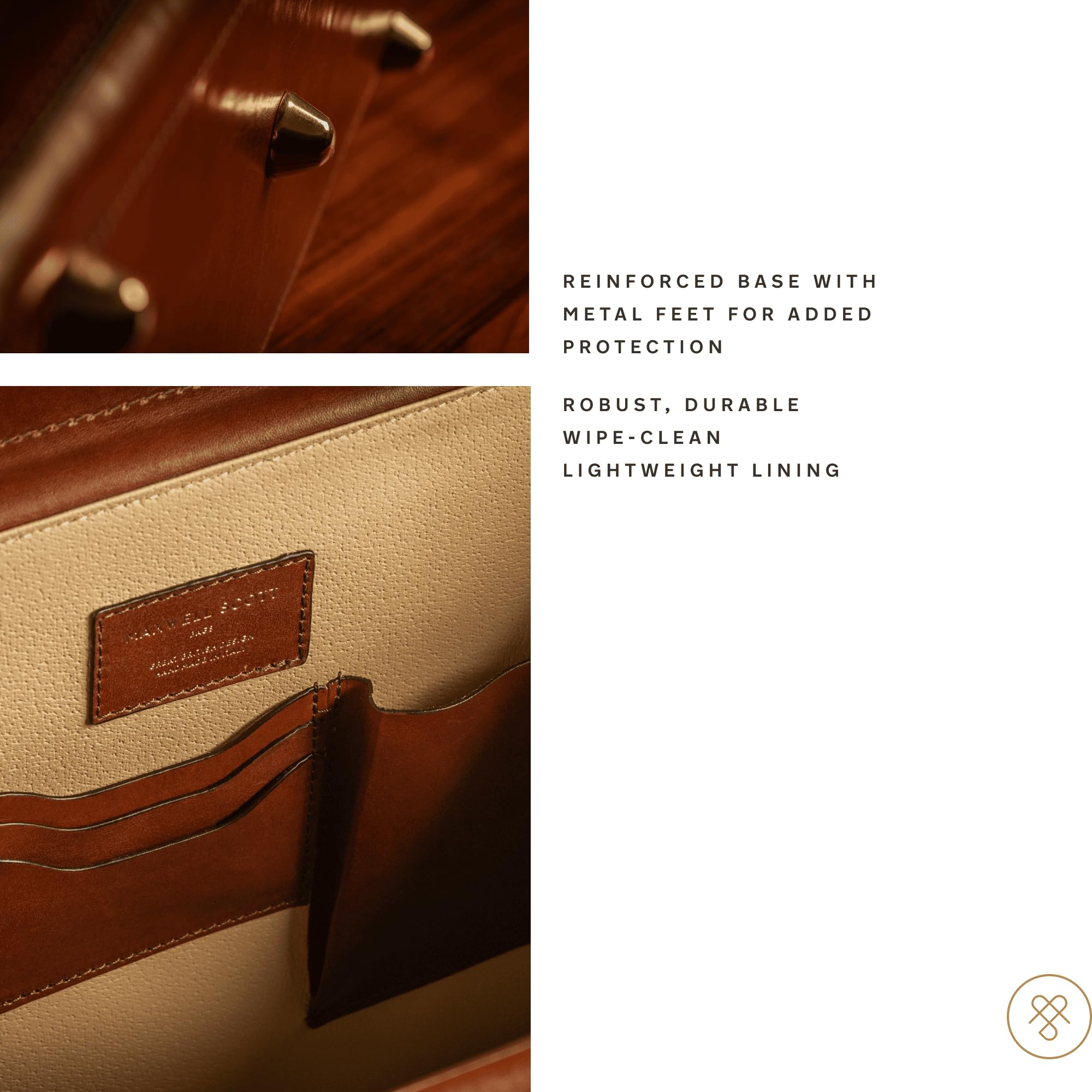 Maxwell Scott Bags Maxwell Scott - Mens Luxury Leather Rolling Wheeled Pilot Briefcase/Catalog Case and Barrel Lock - The VareseW Dark Brown