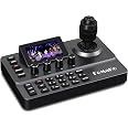 Controller Per Telecamere PTZ FoMaKo KC608 Pro | Joystick 4D Con PoE, Schermo LCD 3", Per Streaming E Conferenze