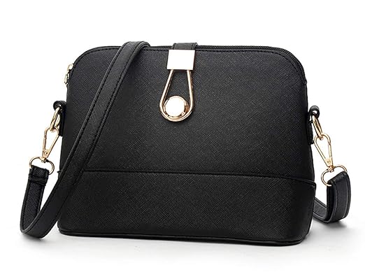 BAG WIZARD Women Small Purse Vintage Satchel PU Leather Crossbody Bag Shoulder Bag Long Adjustable Strap