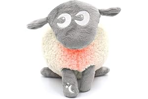 Sweet Dreamers, Rechargeable Ewan Deluxe, Gray | Baby & Toddler White Noise Sound Machine | Cry Sensor & Nightlight | 10 Soothing Sounds | Continuous or Timer Playback | Machine Washable