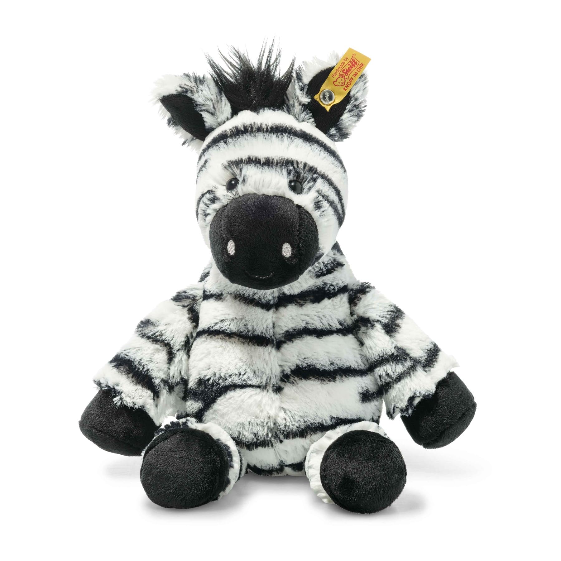 Steiff 069109 Soft Cuddly Friends Zora zebra, white/bl, 30 cm