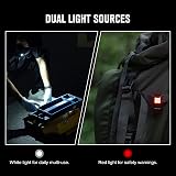 OLIGHT Oclip Rechargeable EDC Clip Light 300 Lumens USB-C Magnet Mount Black view 4