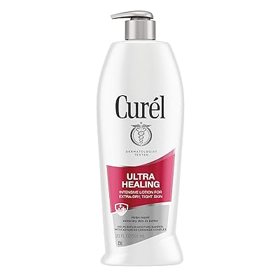 Cur&eacute;l Skincare Cur&eacute;l Ultra Healing Body Lotion, Moisturizer for Extra Dry Skin, Body and Hand Lotion with Advanced Ceramide Complex and Hydrating Agents for Tight Skin, Fragrance Free, 20 Oz