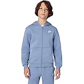 Nike Unisex Big Kids' Sportswear Club Fleece Full-Zip Hoodie - Boys and Girls Sweatshirt