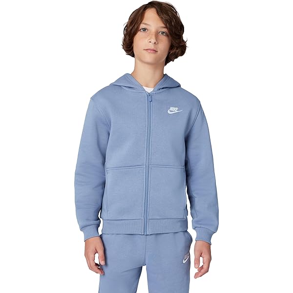 Nike Men Sportswear Club Brushed-Back 1/2-Zip Pullover (Large