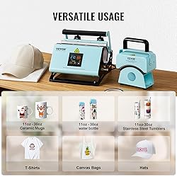 VEVOR 2 in 1 Tumbler and Hat Heat Press