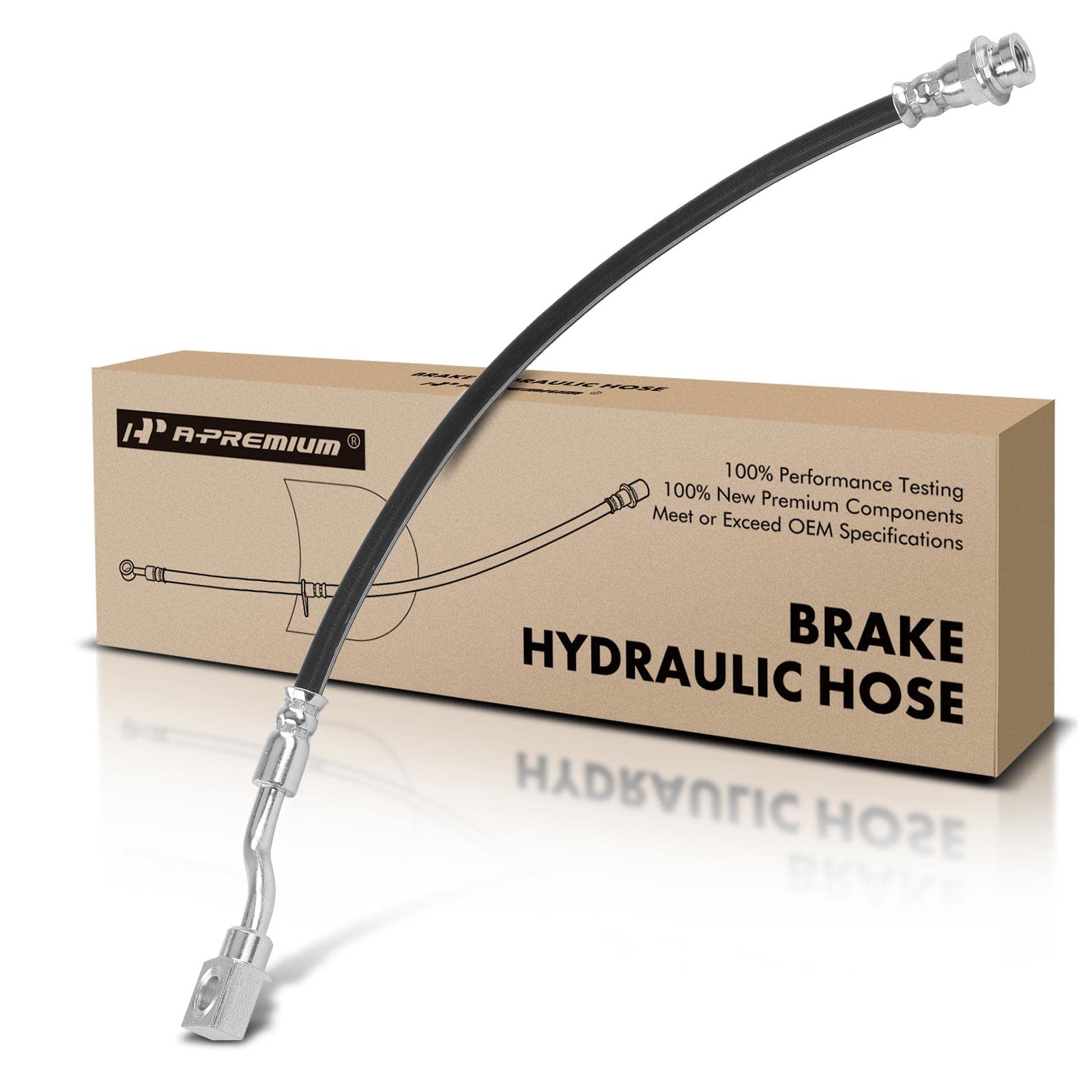 Photo 1 of A-Premium Rear Driver Brake Hydraulic Hose Compatible with Chevy and GMC Models - Silverado 2500, Silverado 3500, Suburban 2500, Sierra 2500, Sierra 3500, Yukon XL 2500, Silverado/Sierra 3500 Classic