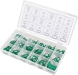 KALIONE 270 Pcs Green Rubber AC O Ring Kit Seal Gasket Assortment for Air view 7