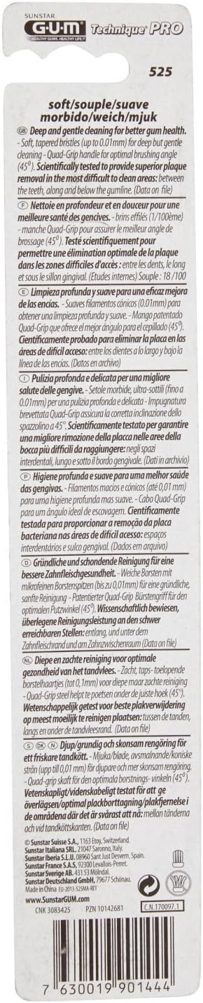Gum Manual Toothbrushes, Green - Image 4
