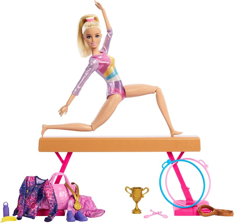 Ginnastica Artistica Playset con Bambola e Accessori