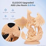 ELEGOO ABS Like Resin 3.0 Pro 2000g Beige for LCD 3D Printer view 2