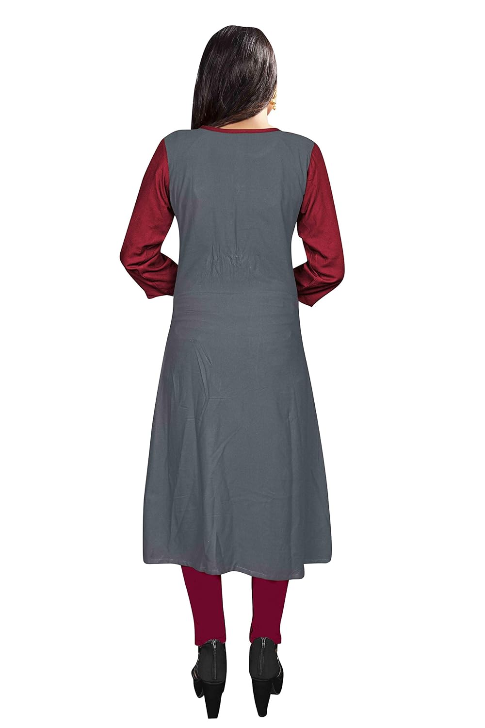 purvaja women's rayon long kurta (sd1-deepu-juhu)