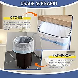 240 Count 4 Gallon Small Trash Bags Drawstring 1.1
