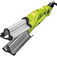 Bed Head Wave Artist Ceramic Deep Hair Waver for Beachy Waves, Green