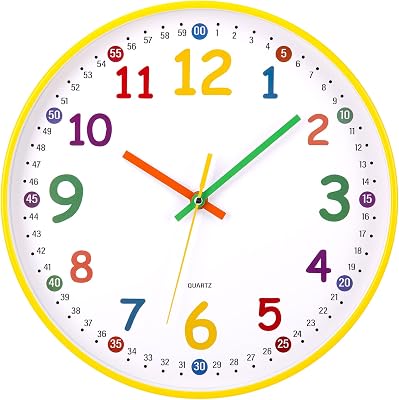 Reloj de Pared sin tictac silencioso 30 cm Moderno