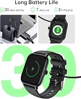 LLKBOHA Smart Watch Men Women 1.85 inch Fitness Tracker 110+ Sports view 7