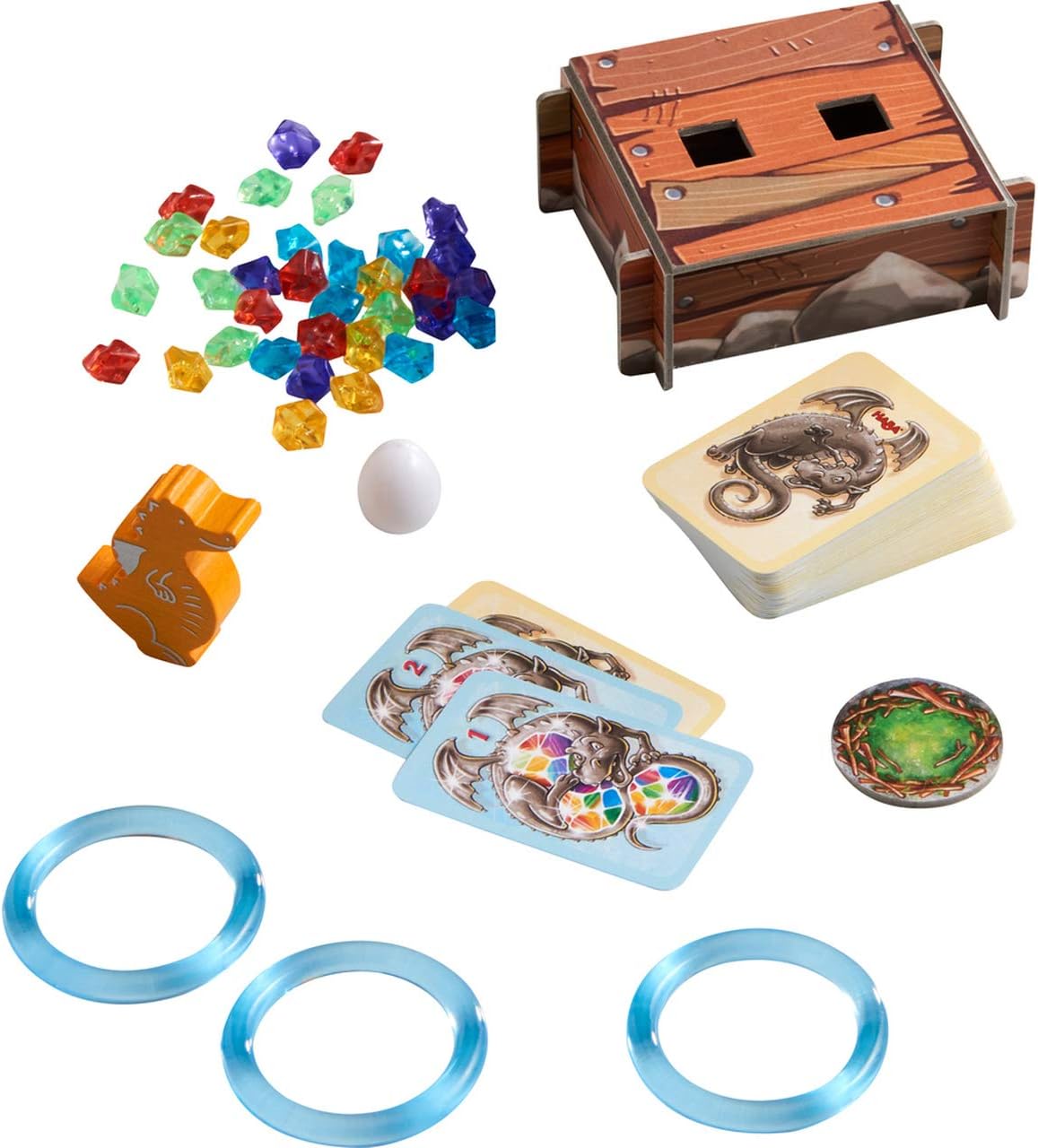 HABA 305300 Dragon's Breath The Hatching - A Sparkling Stone Collection Game for Ages 6+ English Version (Made in Germany) - Image 3