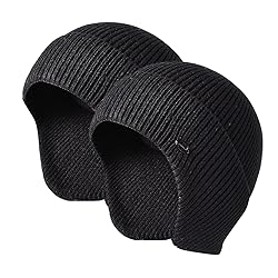 Winter Beanie Hats for Men Outdoor Stretchy Knit