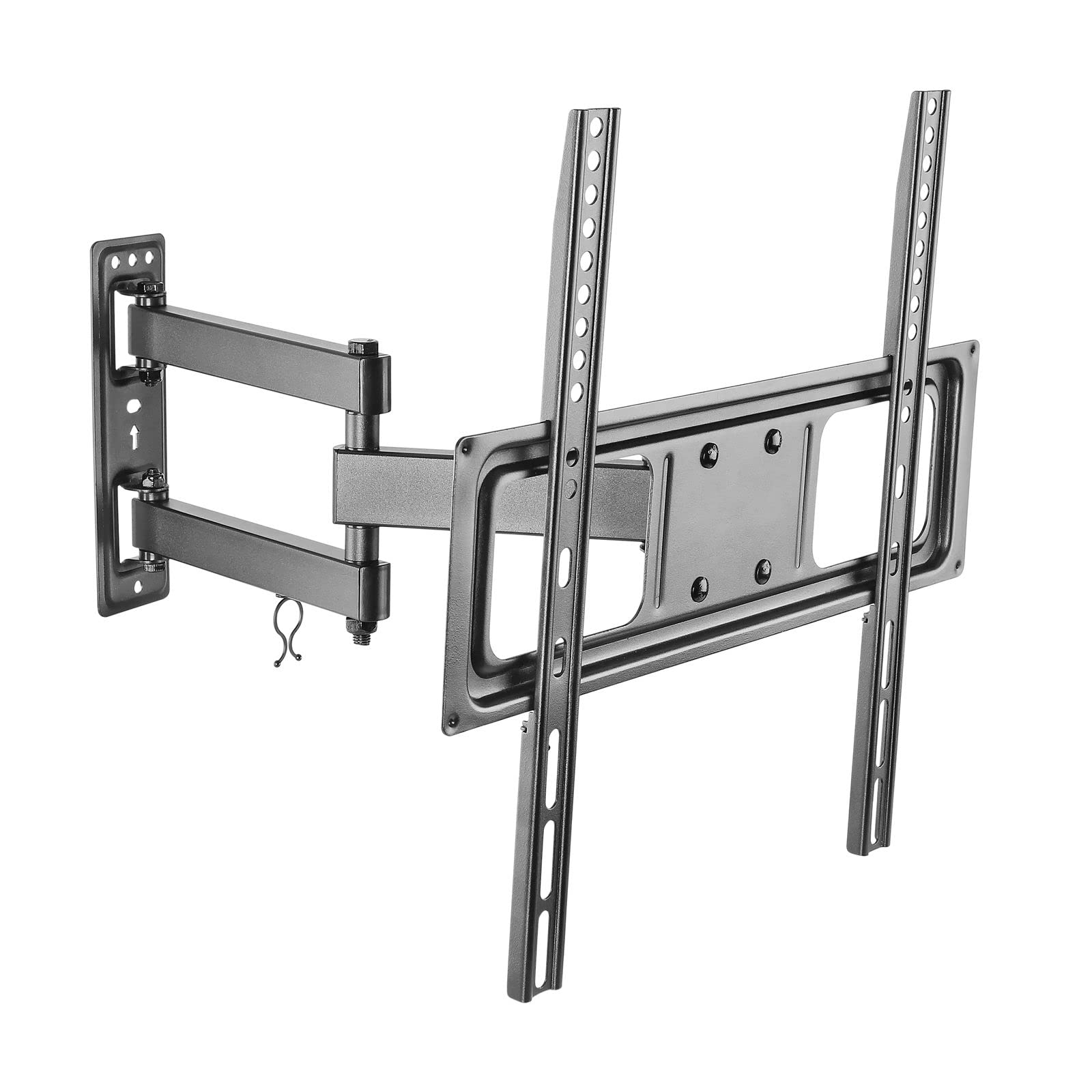 Intec brackets TV wall mount bracket for TVs 32-55". Extendable arm, adjustable Tilt, Swivel and post installation levelling. Strong 35Kg weight capacity