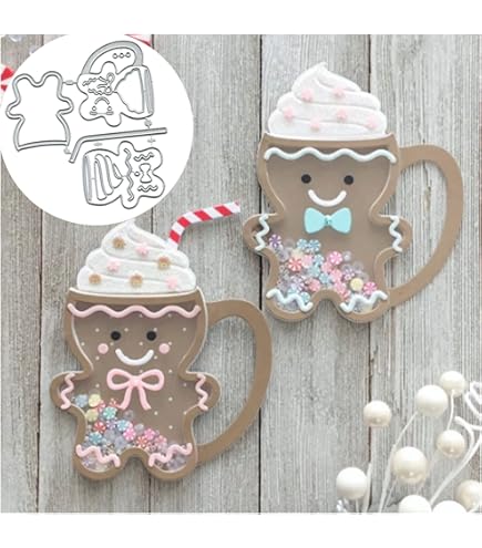 KSCRAFT Mug Shaker Metal Cutting Dies - DIY Scrapbooking Embossing Stencils