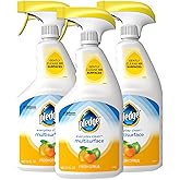 Pledge pH Balanced Multi Surface Cleaner Spray, Fresh Citrus, 25 oz, 3 pk | Removes Dust, Cleans, and Sanitizes Wood Furniture, Stainless Steel, Glass, Granite, and Sealed Surfaces, Leaves No Residue
