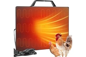 XBRIGH Chicken Coop Heater for Winter, Safe 140W Radiant Heat Panel with ETL Certification, Quiet & Light-Free Design, Ideal for Chicken Coops, Small Pets, and Under Desk Use