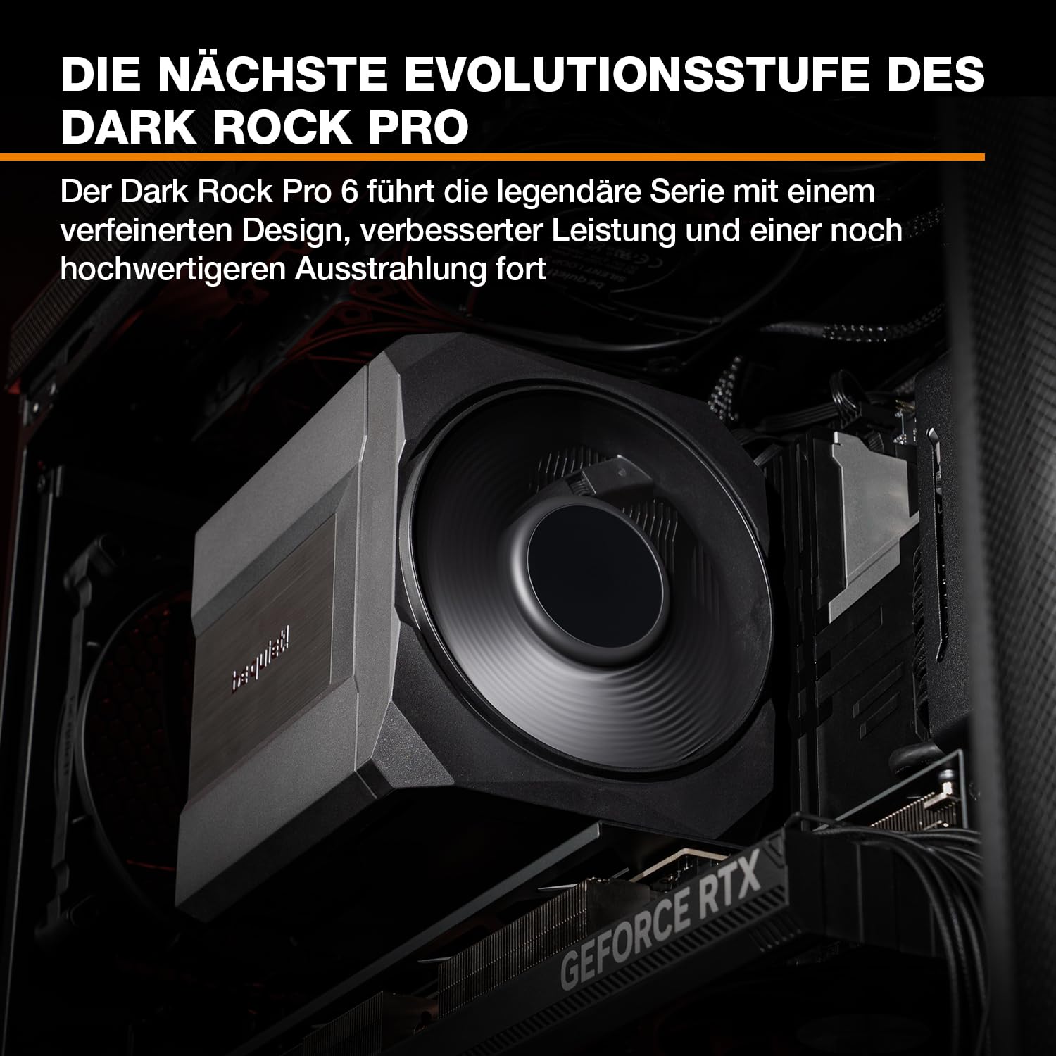 be quiet! Dark Rock Pro 6 Luftkühler, Extrem Hohe CPU-Kühlleistung, Semi-Passiver Quiet-Modus, 7 Hochleistungs-Heatpipes, 2 Nahezu Geräuschlose Silent Wings PWM-Lüfter, Einfache Installation 6