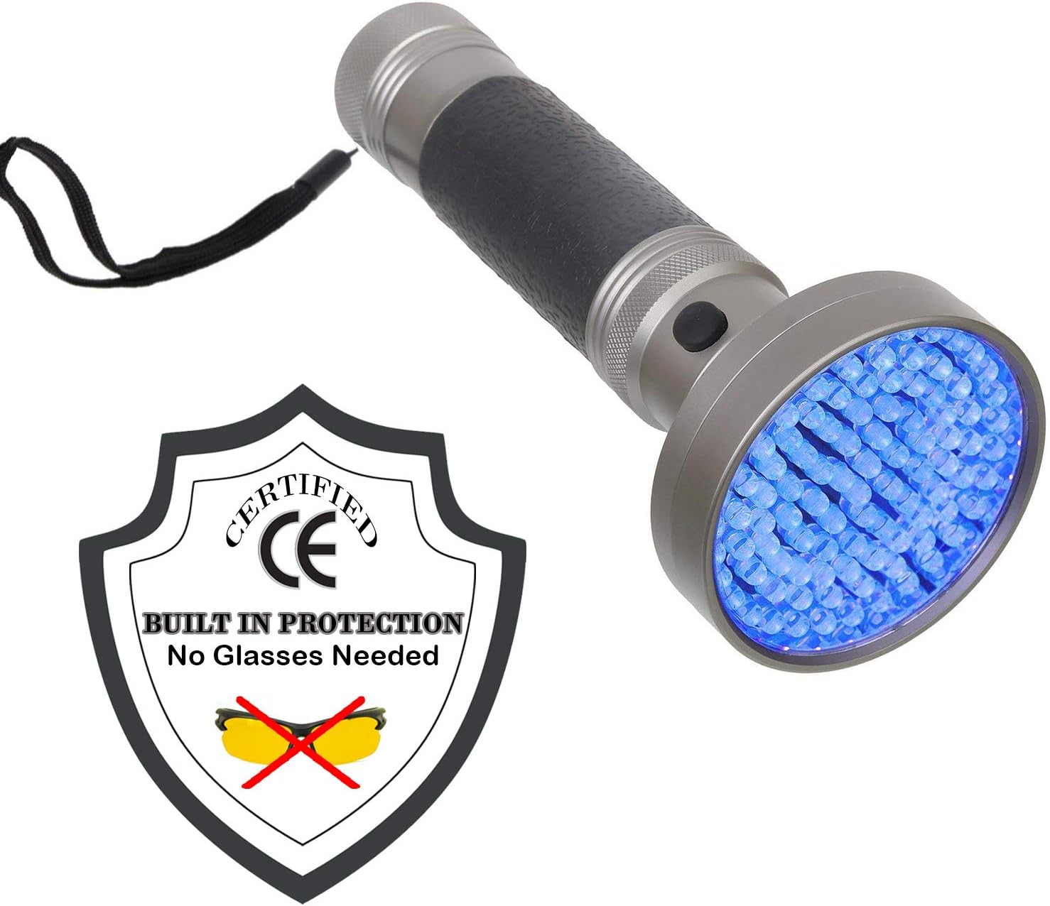 Arf Pets Black Light UV Flashlight 100 LED Blacklight Premium