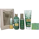 Bath & Body Works Aromatherapy Stress Relief Eucalyptus Spearmint Gift Set - Body Cream, Body Wash & Foam Bath, Essential Oil Perfume Mist and Hand Cream - with a Fresh Forest Bar Soap