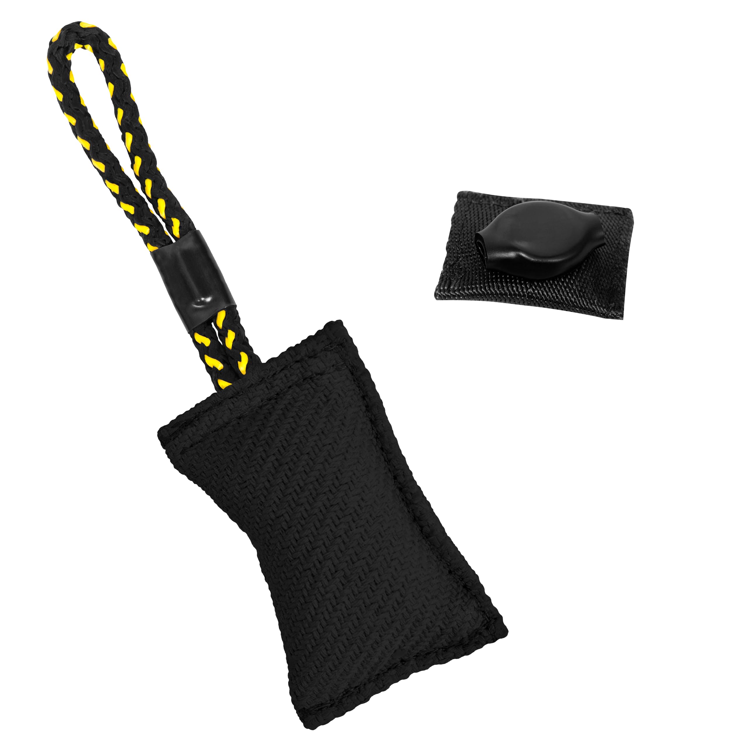 DINGO GEAR WWW.DINGOGEAR.COM 1977 Magnetic Set for the Dog Training: Encased Magnet and Black Nylcot Magnet Bite Tug