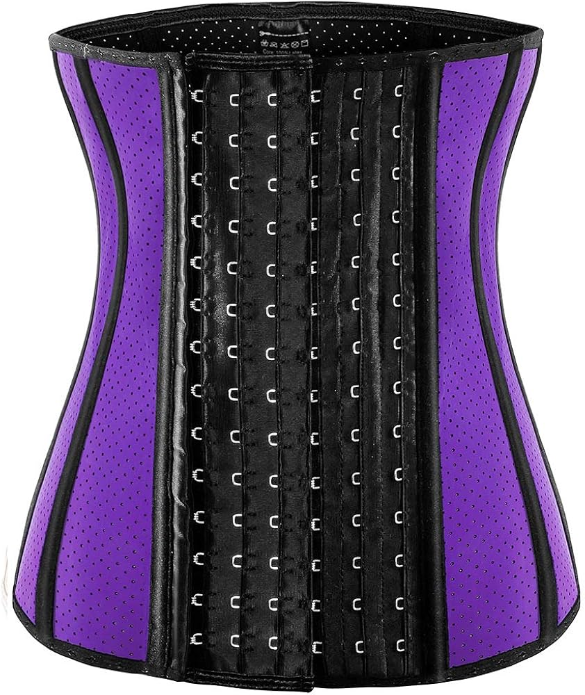 ECOWALSON Waist Trainer for Women Corset Cinher Body Shaper with Steel Bones and Extender at  Women’s Clothing store