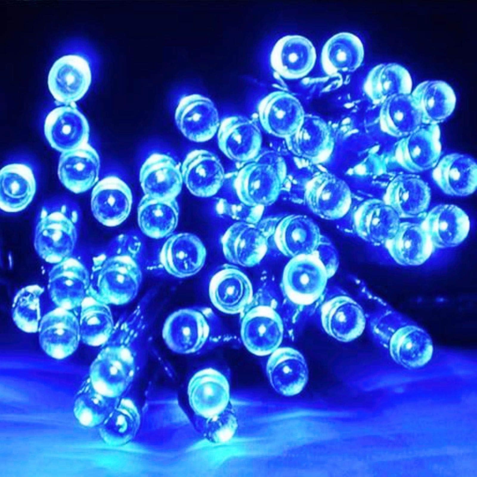 Fairy Lights LED Battery Operated with Timer - Indoor & Outdoor Use for Christmas Xmas Trees Windows Parties Weddings (Blue, 200 Led Lights)
