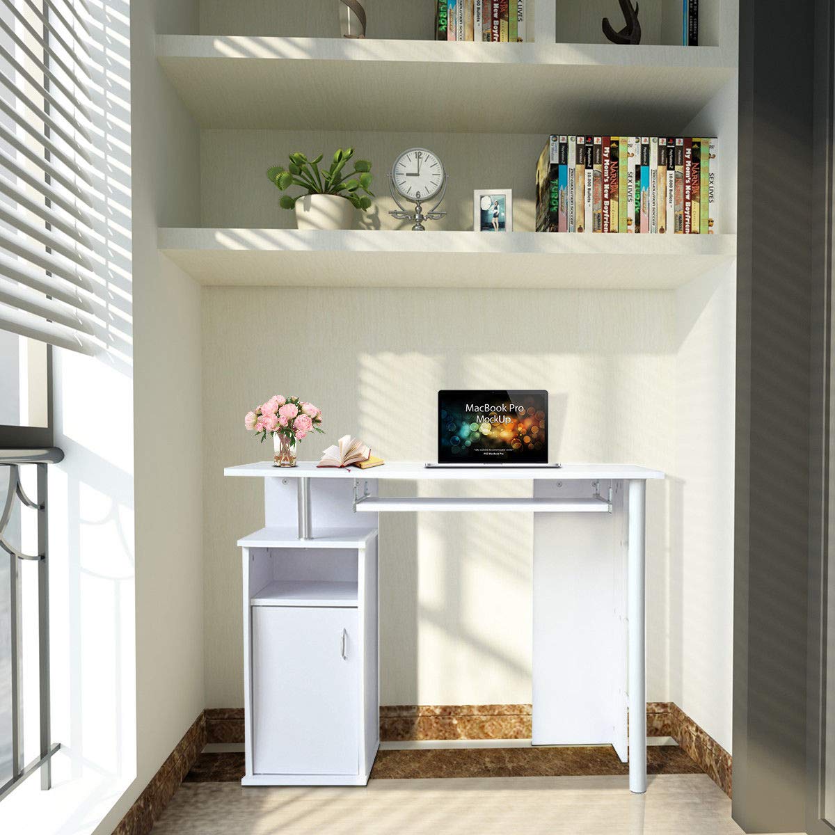 Color al Azar para Ordenador esquinero Mesa de Escritorio genérica para