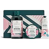 The Body Shop British Rose Gift Set - 3 Piece Set, Includes Shower Gel, Body Yogurt, Hand Balm, Vegan