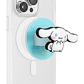 Sonix x Sanrio Magnetic Phone Grip, MagSafe Silicone Ring Loop Grip - Detachable Holder for Hand, Soft MagSafe Grip | Light Blue, Baby Blue | Cinnamoroll