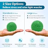 Beenax Lacrosse & Spiky Massage Ball Set for Trigger Point Myofascial Release view 3