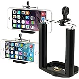 Insten Camera Stand Clip Bracket Holder Monopod Tripod Mount Adapter Compatible with iPhone X/XS/XS Max/XR /7/7 Plus/6S Plus/Galaxy S10/S10 Plus/S10e/Note 8/Note 9/S8/S8+ S8 Plus/S9/S9+ S9 Plus/LG G6