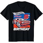 Kids Hot Wheels It's My 5th Birthday T-Shirt