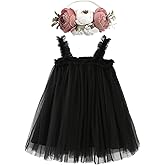 BGFKS Layered Tulle Tutu Dress for Toddler Girls,Baby Girl Rainbow Tutu Princess Skirt Set with Flower Headband.