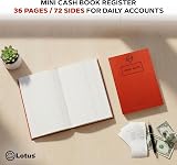 Silvine Cash Book 68 Pages Four Column Analysis 160x100mm view 6