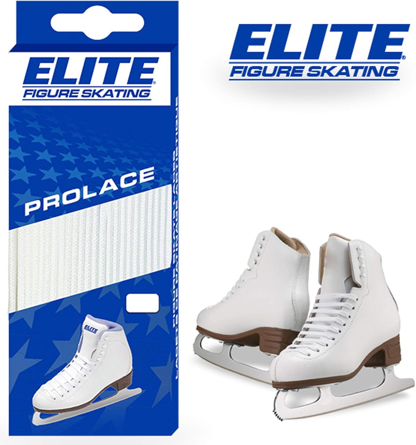 Elite Figure Skating, Figure Skate Laces, One Pair of Pro Lace Non-Waxed Laces (Size/Color Choice) : Sports & Outdoors