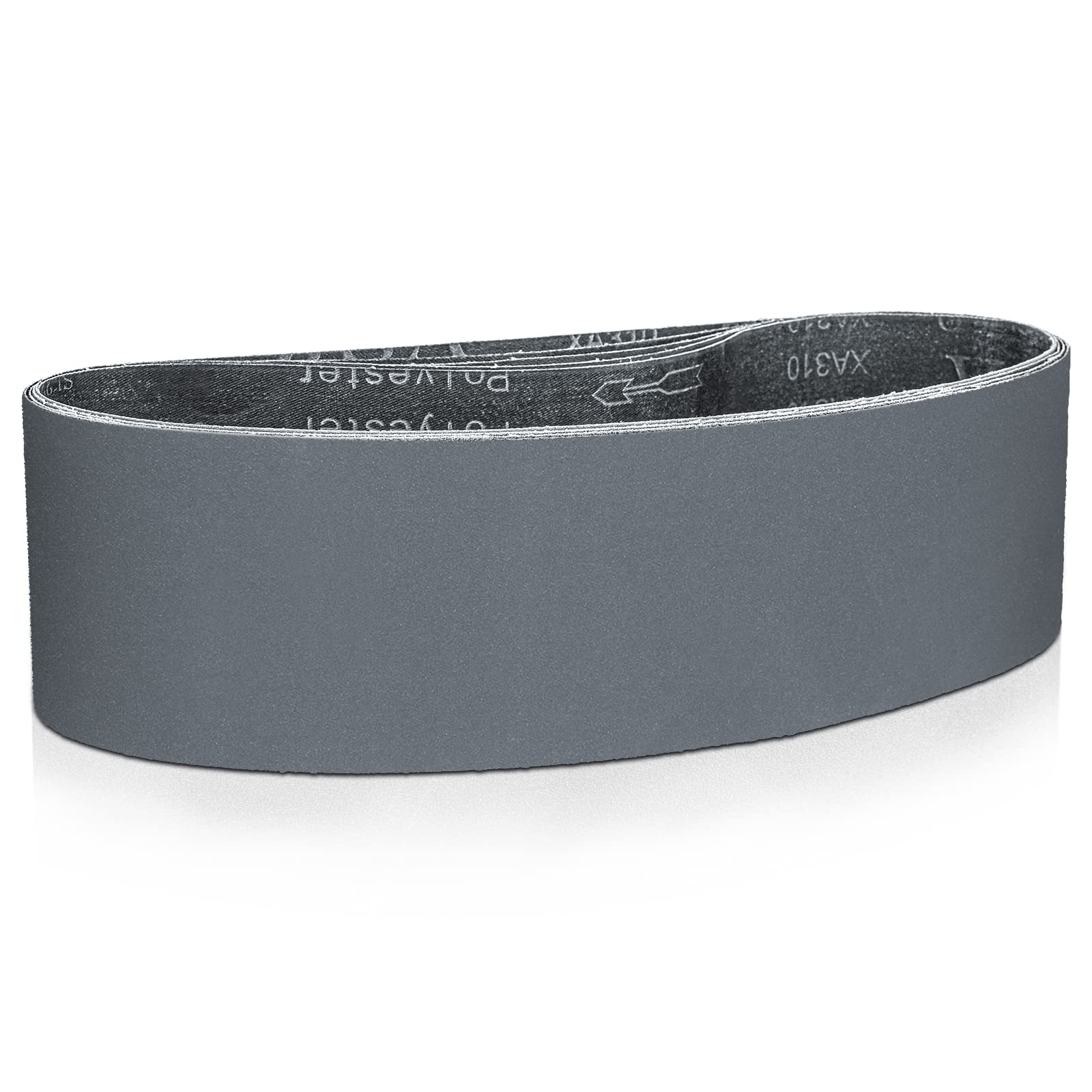 Sruhrak Sanding Belts 100 x 915 mm - Pack of 5 400 Grit Silicon Carbide Sanding Belts for Polishing and Rust Removal of Metal