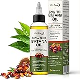 KlenCare 100% Pure Unrefined Batana Hair Oil – Raw Cold-Pressed Organic Hair Growth & Scalp Treatment, 120 mL (4 fl oz) – 100% Natural from Honduras