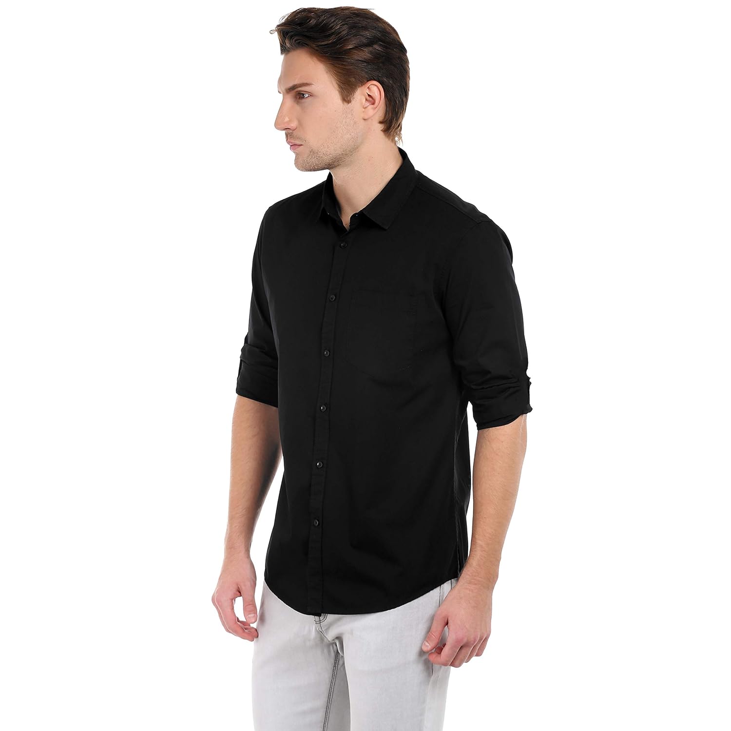 dennis lingo men's cotton casual shirt