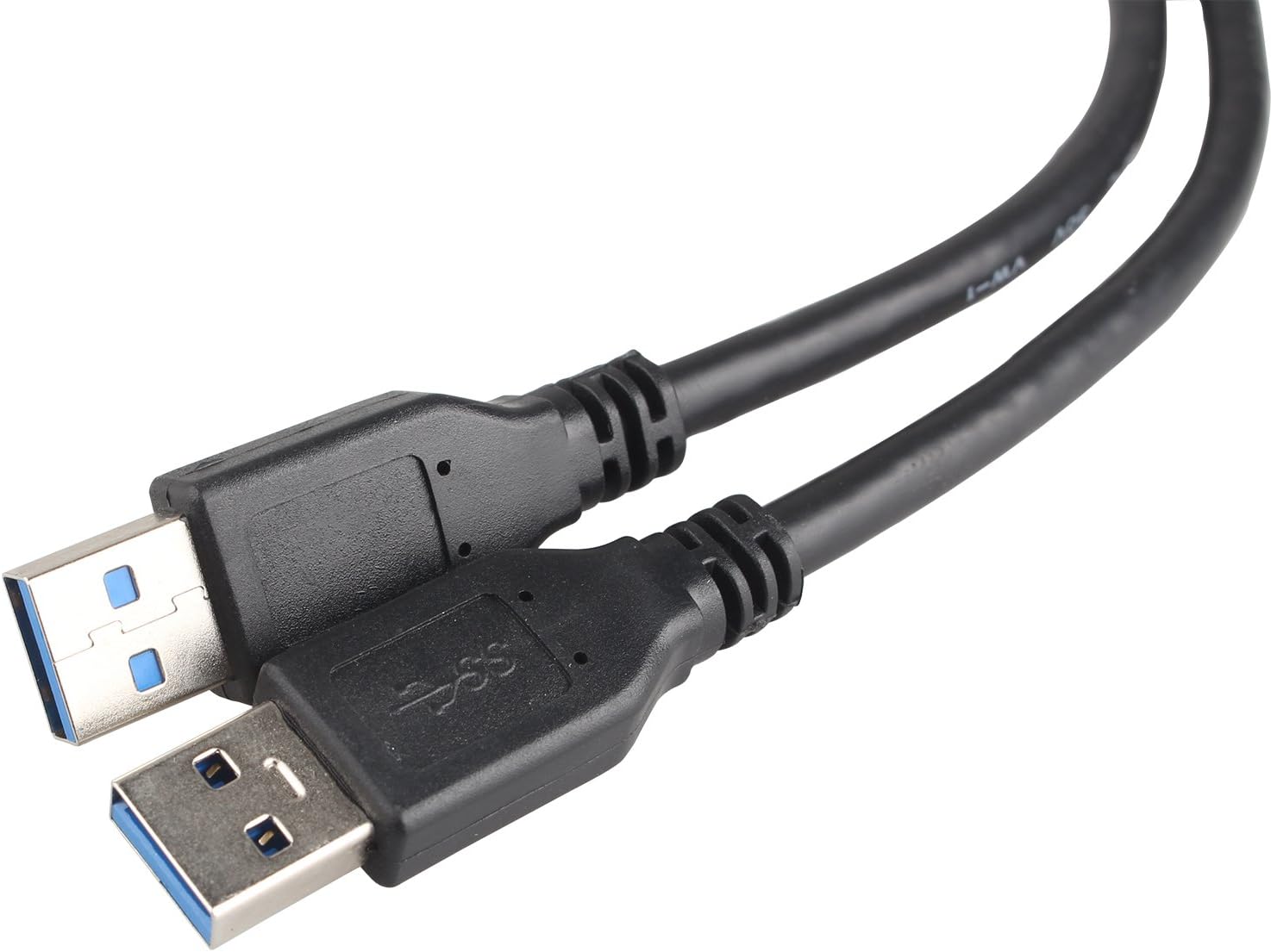 HALJIA 50cm Dual-USB 3.0 Male to Female Extension Cable with Screw Panel Mount Holes, Adapter and Cables - Image 4