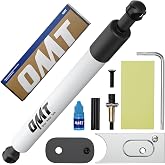 OMT Tailgate Assist Shock Compatible with 09-26 Ram 1500 2500 3500, White | 43301, Driver Side Mounting, Gentle Lowering Control, Fast No Drill Setup, AISI 1045 Steel, Complete Accessories