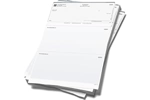 EXPRESSCHECKPRINTING Computer Checks Compatible W/QB Check On Top [500 Sheets]